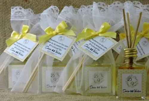 Lembrancinha de Casamento Mini Aromatizador Cubo 50 Difusor