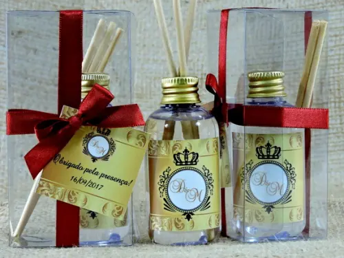 Lembrancinha de Casamento Mini Aromatizador 60 ml