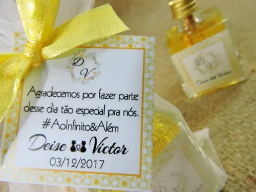 Lembrancinha de Casamento Mini Aromatizador Cubo 50 Difusor