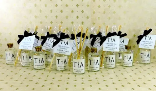 Lembrancinha de Casamento Mini Difusor Varetas Aromatizador