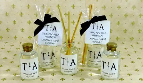 Lembrancinha de Casamento Mini Difusor Varetas Aromatizador