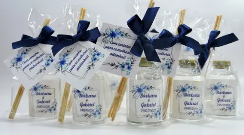 Lembrancinha de Casamento Mini Difusor Varetas Aromatizador