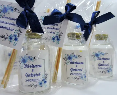 Lembrancinha de Casamento Mini Difusor Varetas Aromatizador