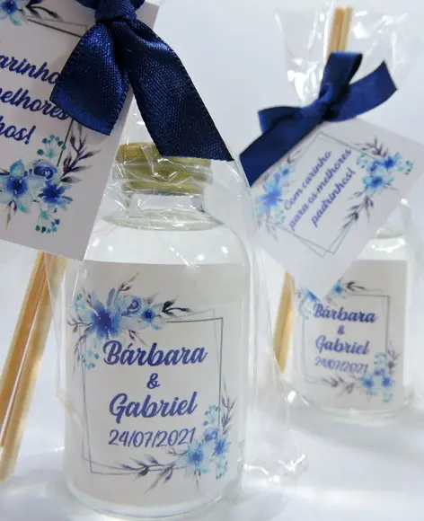 Lembrancinha de Casamento Mini Difusor Varetas Aromatizador