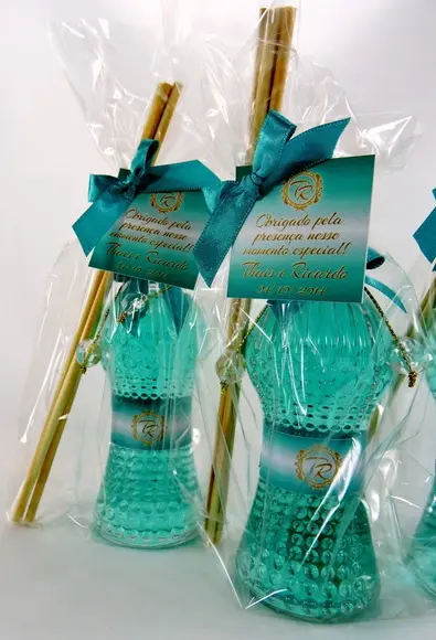 Lembrancinha de Casamento Noivado Mini Difusor Cinturinha 90