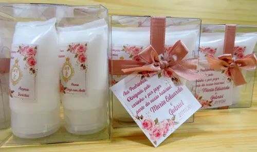 Lembrancinha de Casamento Padrinhos Creme Loção Barbear