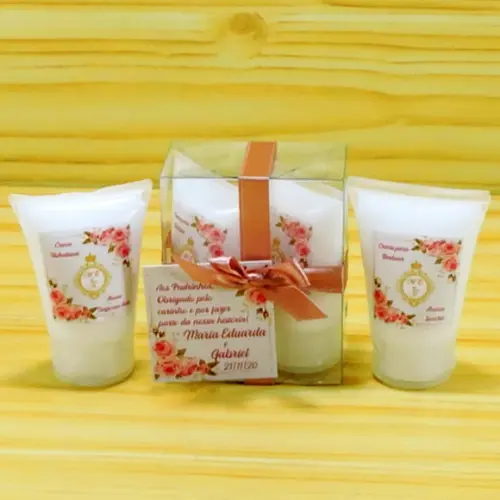 Lembrancinha de Casamento Padrinhos Creme Loção Barbear