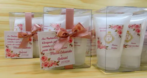Lembrancinha de Casamento Padrinhos Creme Loção Barbear