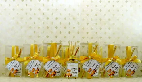 Lembrancinha de Chá de Revelação Mini Aromatizador Difusor