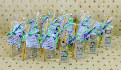 Lembrancinha de Chá de Revelação Mini Difusor Aromatizante