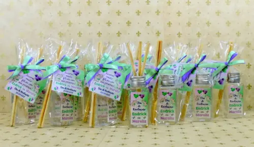 Lembrancinha de Chá de Revelação Mini Difusor Aromatizante