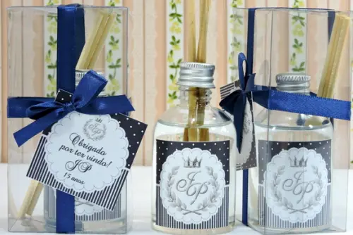 Lembrancinha de Debutante Mini Difusor Aniversário 15 Anos