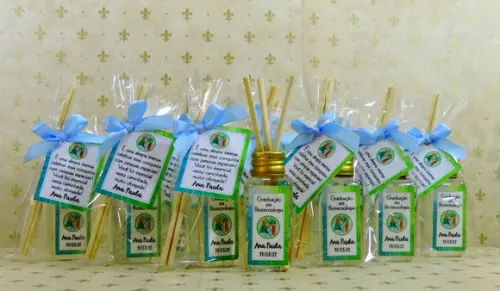 Lembrancinha de Formatura Difusor Varetas Mini Aromatizador