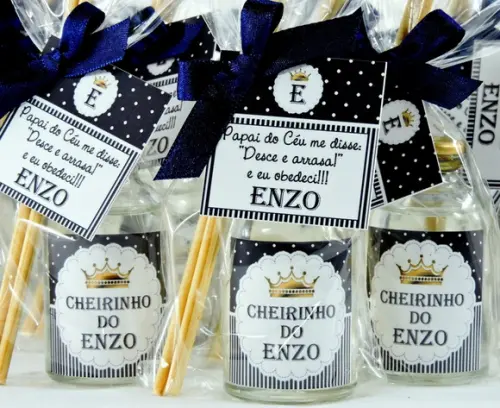 Lembrancinha de Maternidade Mini Aromatizador Príncipe