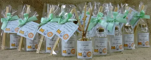 Lembrancinha de Maternidade Mini Aromatizador Safári