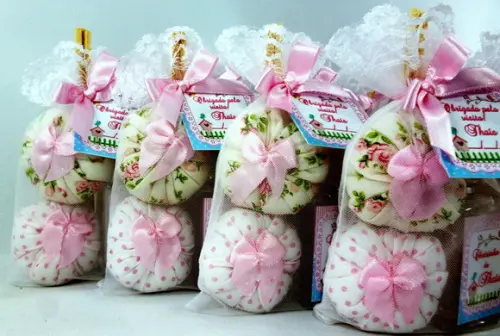 Lembrancinha de Nascimento Mini Difusor com Sachê Passarinho
