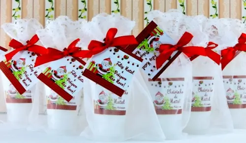 Lembrancinha de Natal Bisnaga Amigo Oculto Secreto Brinde