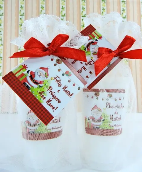 Lembrancinha de Natal Bisnaga Amigo Oculto Secreto Brinde