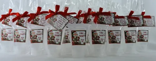 Lembrancinha de Natal Bisnaga no Saquinho