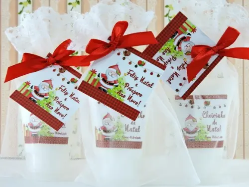 Lembrancinha de Natal Bisnaga Amigo Oculto Secreto Brinde