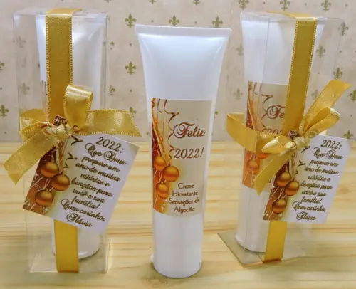 Lembrancinha de Natal Creme Hidratante na Bisnaga Brinde
