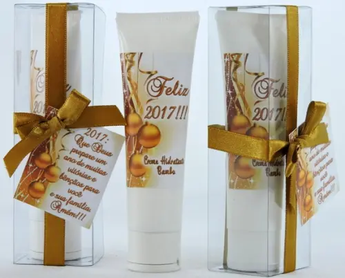Lembrancinha de Natal Creme Hidratante na Bisnaga de 50 ml