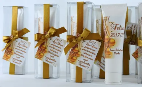 Lembrancinha de Natal Creme Hidratante na Bisnaga de 50 ml