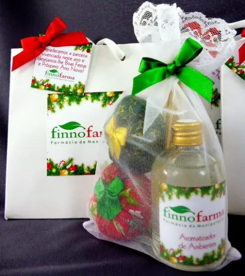 Lembrancinha de Natal Difusor e 2 Sachês
