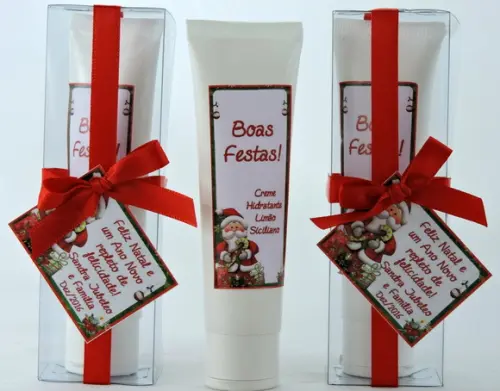 Lembrancinha de Natal e Fim de Ano - Bisnaga 50 ml