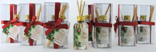 Lembrancinha de Natal Mini Aromatizante de 60 ml