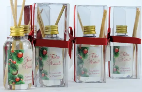 Lembrancinha de Natal Mini Aromatizante de 60 ml