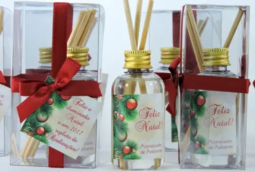 Lembrancinha de Natal Mini Aromatizante de 60 ml