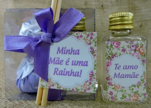 Lembrancinha Dia das Mães Mini Aromatizador Sachês Perfumado