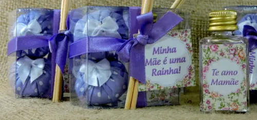 Lembrancinha Dia das Mães Mini Aromatizador Sachês Perfumado