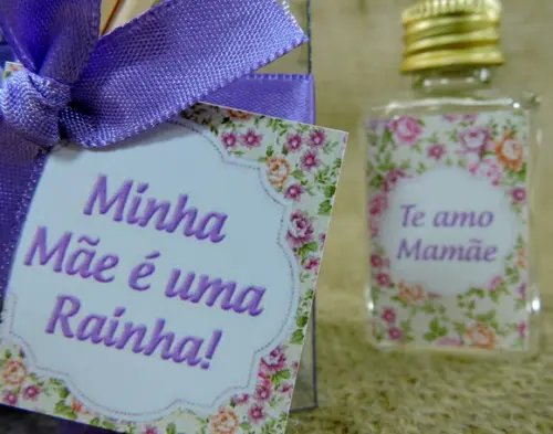 Lembrancinha Dia das Mães Mini Aromatizador Sachês Perfumado