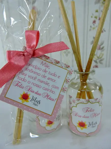 Lembrancinha Dia das Mães Mini Aromatizante