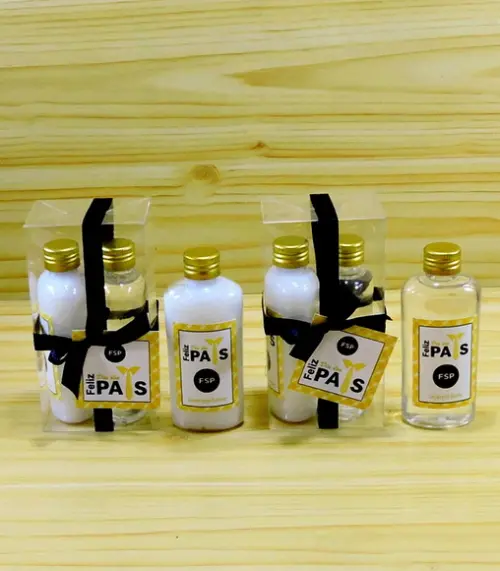 Lembrancinha Dia Pais Kit Higiene Padrinhos Personalizada