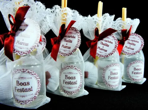 Lembrancinha Difusor e Sachê Boas Festas