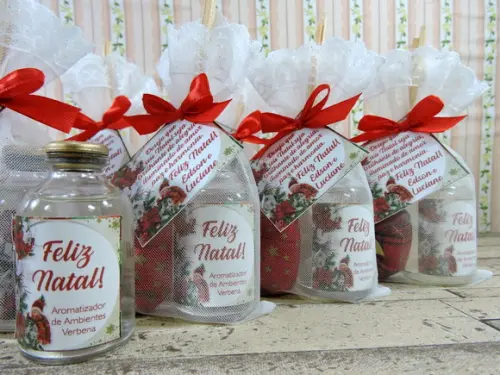 Lembrancinha Difusor e Sachê Boas Festas