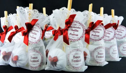 Lembrancinha Difusor e Sachê Boas Festas