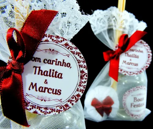 Lembrancinha Difusor e Sachê Boas Festas