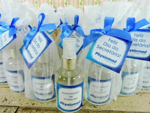 Lembrancinha Home Spray Brinde Corporativo Dia Especial