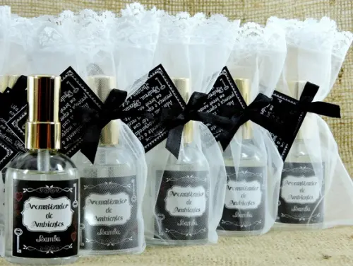 Lembrancinha Home Spray Chá de Casa Nova
