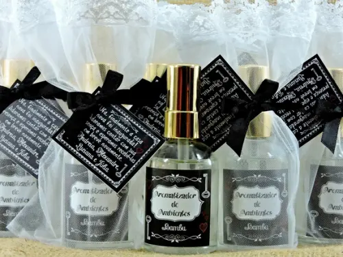 Lembrancinha Home Spray Chá de Casa Nova