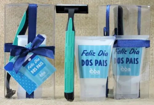 Lembrancinha Kit de Barbear para o Dia dos Pais