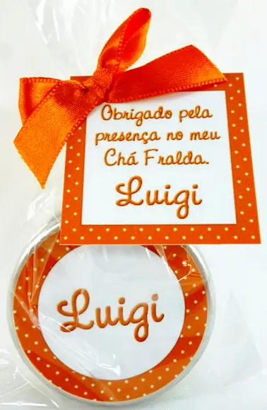 Lembrancinha Latinha e Sabonete Pézinho
