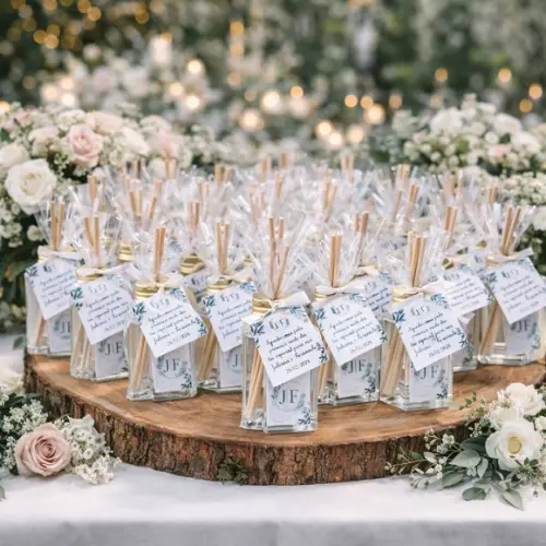 Lembrancinha Luxo Casamento Aromatizador 40ml Personalizado