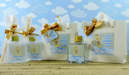 Lembrancinha Maternidade Mini Aromatizante Ursinho Baloeiro