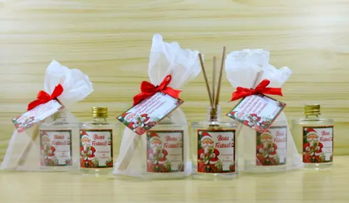 Lembrancinha Min Difusor Varetas Natal Amigo Secreto Brinde
