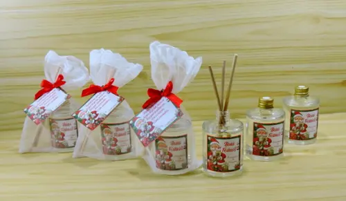 Lembrancinha Min Difusor Varetas Natal Amigo Secreto Brinde
